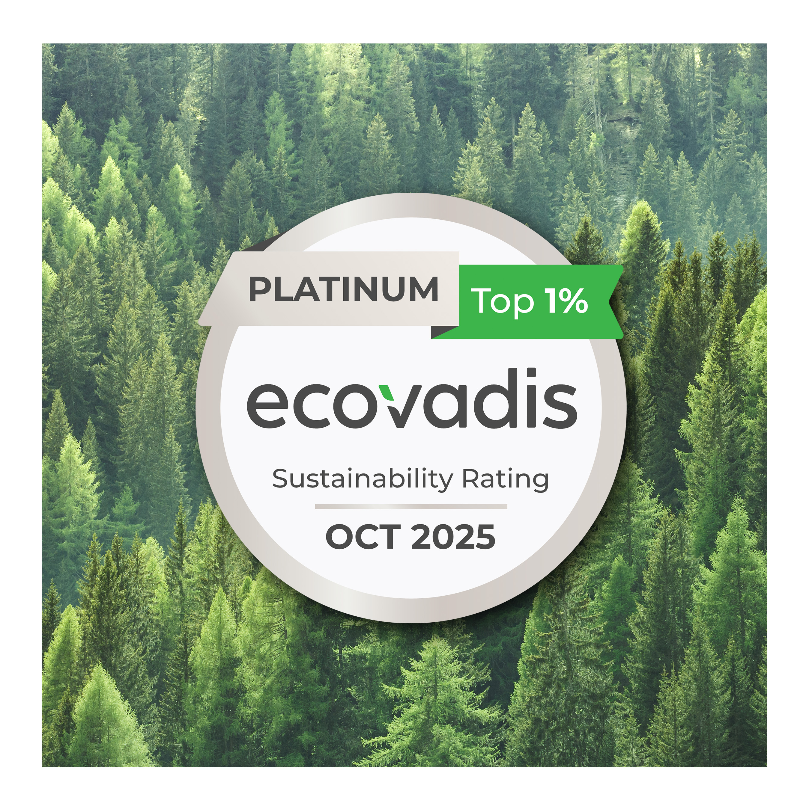EcoVadis Platinum – för andra året i rad!